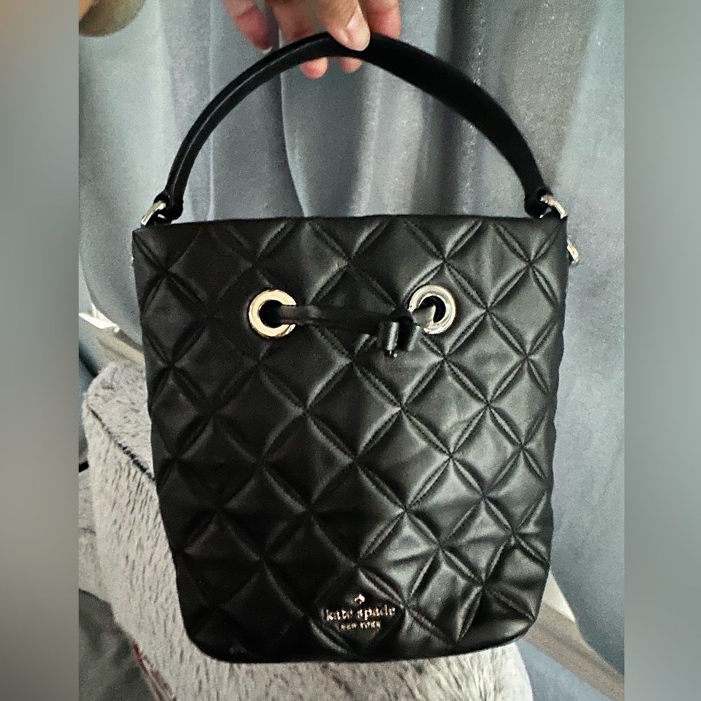 Kate Spade Quilted Black Shoulder Bag